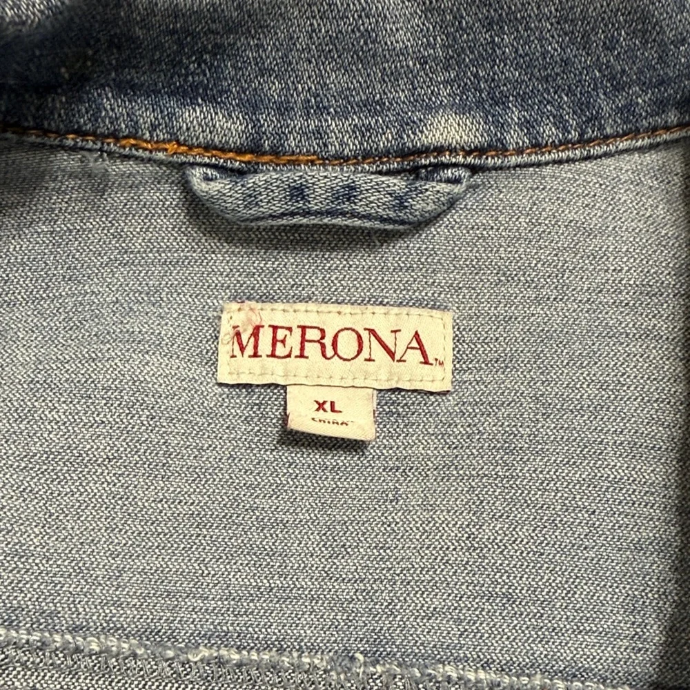 Merona Light Blue Denim Jacket - Picture 3 of 3